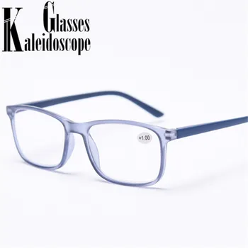 +1.0 1.5 2.0 2.5 3.0 3.5 Olvasó Szemüveg Nők Férfiak Anti Kék Ligth Presbyopic Szemüveg Divat Tér Matt Keret Szemüveg
