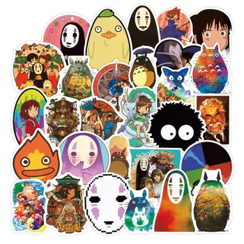 100 Vízálló PVC Anime chihiro szellemországban Lány Matricák Gitár Gördeszka Bőrönd Gyerekeknek Graffiti Matrica Gyerek Klasszikus Játék
