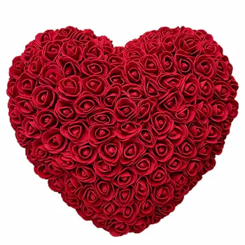 25cm Mesterséges Szív, Rózsa, Szív, Rózsa Nők Valentin-Nap Szülinapi Ajándékok, Esküvői Dekoráció