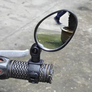 360 Fokos Mini Állítható Kerékpár Visszapillantó Tükör Kerékpározás Kormány Rugalmas, Biztonságos Visszapillantó Tükör