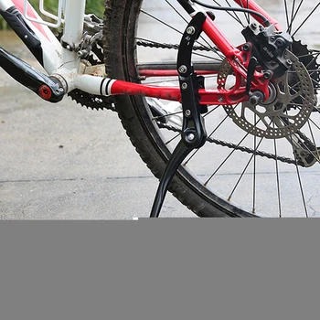 45-50CM Állítható Kerékpár Állvány MTB Kerékpár Út Kickstands Parkolás Állvány Alumínium Kerékpár Oldalsó Rúgás Állvány Láb Zárójel