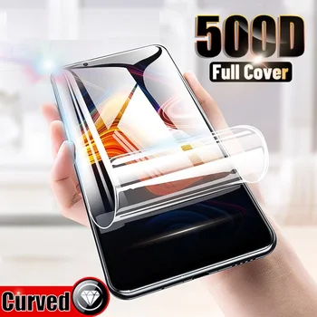 500D Teljes Borító Hidrogél Film A Xiaomi Mi 10 8 Pro Lite Képernyő Védő Xiaomi Mi 9t Pro 9 Lite Se A3 Védőfólia