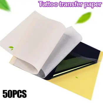 50Pcs Tetováló Mesterek Stencil Transzfer Papír Hectograph Tetoválás Készletek B88