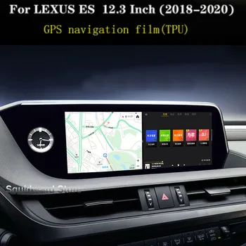 A Lexus ES250 300h 350 2018-2021 Autós GPS navigáció Védőfólia LCD képernyő TPU film képernyővédő fólia Anti-semmiből 12.3 Inch