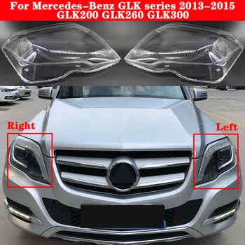 Autó Első Fényszóró Fedelét A Mercedes-Benz GLK-sorozat GLK200 GLK260 GLK300 2013-2015 Lámpaernyő Fej Lámpa üveg Lencse Shell