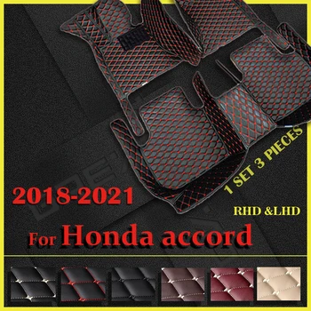 Autó, szőnyeg, a Honda Accord hybrid 2018 2019 2020 2021 Egyéni auto láb Párna autó szőnyeg fedél