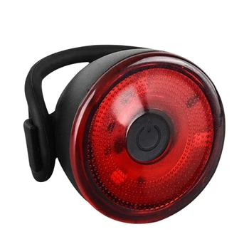 Bicikli hátsó Lámpa Ébresztő/Villogó Fények Piros Vissza Led Figyelmeztető Lámpa Könnyen Szerelhető 24BD