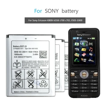 BST-33 Li-ion Akkumulátor Sony Ericsson W205 W300 W300i W302 W395 W595 W595a W610 W610i W660 W705 W705u 1000mAh Volta