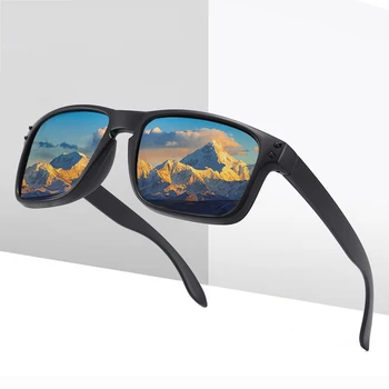 Divat Wrap Négyzet alakú Keret Retro Dekoratív Photochromic Napszemüveg Férfiak Nők Minta Keret Sport napszemüvegek UV400 Szemüveg