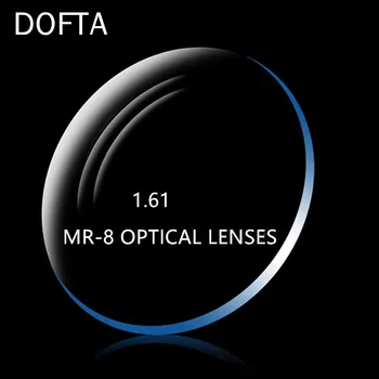 DOFTA Magas Minőségű Szemüveget, Kontaktlencsét 1.61 MR-8 Szívósság Vékonyabb Szuper-Kemény Optikai Lencsék Aszferikus Lencse