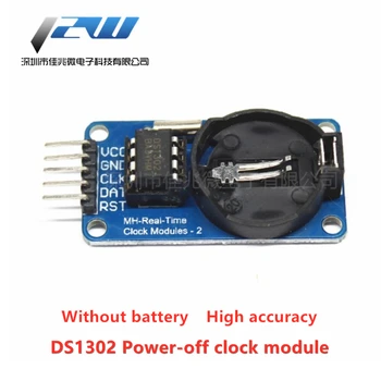 DS1302 valós idejű óra modul akkumulátor nélkül CR2032, amikor a készülék ki van kapcsolva DS1302 modul