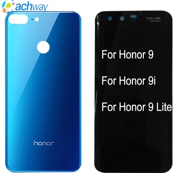 EREDETI Huawei Honor 9 Lite Hátsó Borító Hátsó Ajtó Üveg Ház Huawei Honor 9 Akkumulátor Fedelét Megtiszteltetés, 9i akkumulátorfedelet
