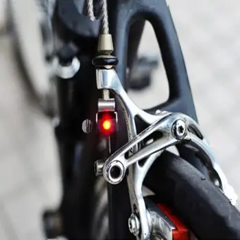 Hordozható Mini Fék Kerékpár Fény-Hegy Farka Hátsó Kerékpár Lámpa Kerékpár LED Nagy Fényerő Vízálló piros LED lámpa BL1901