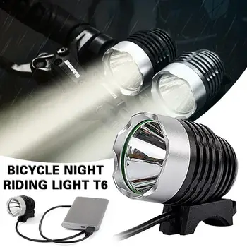 Kiváló Minőségű Kerékpáros Kerékpár Lámpa Bicikli Lámpa T6 Este Lovaglás Berendezés, USB-s Töltő Fej, Erős Fény