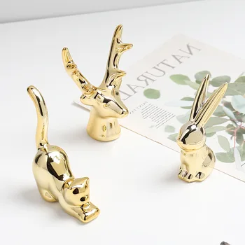 Kreatív Dísz, Kerámia, Kézműves Haza Esküvői Dekoráció Kiegészítők Modern Nappali Tornácon Roomporch Miniatűr Figura