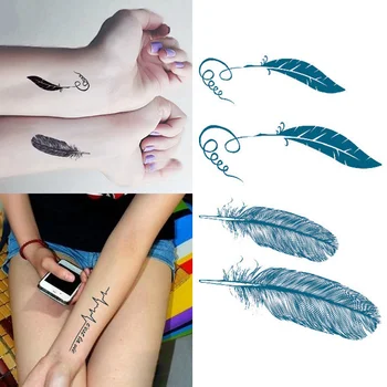 Magas Minőségű, Ideiglenes Tetoválás Matrica a Férfiak a Nők Vízálló Cserélhető Body Art Matricák
