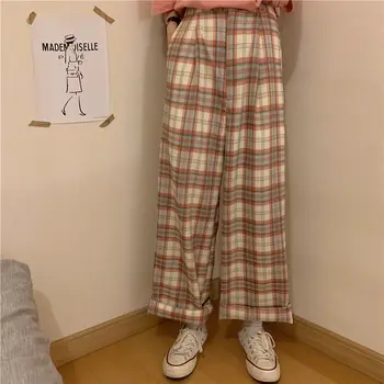 nadrág nők y2k 2021 új koreai divat-stílus vintage széles láb bő kawaii plus size magas derék cyber nagy esztétikai pantalone