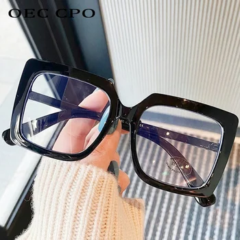 OEC CPO Vintage Tér Szemüveg Keretek, Női Divat Rövidlátás Szemüveget Keret Női Férfi Tiszta Lencse Szemüveg Unisex