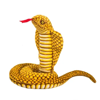 Szép Szimuláció Kígyó Plüss játékok Óriás Kígyó, Kobra állatok python Puha Plüss Babák Bithday Ajándékok gyermekjátékok lakberendezés