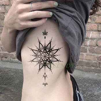 Vízálló Ideiglenes Tetoválás Matrica lótusz virág totem henna tatto matricák flash tetoválás Mandala hamis tetoválás lány nők