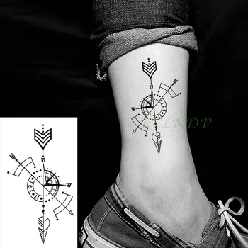 Vízálló Ideiglenes Tetoválás Matricák Iránytű hamis Tatto Body Art Flash Tetoválás Tatouage Karod, Kezed Lábad Tato a Lány, Nők, Férfiak