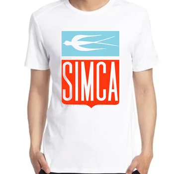 Új férfi póló Simca Logo Póló francia autógyártó Vintage Coll Ajándék Póló túlméretezett póló Felsők Pólók Póló Férfi ruházat