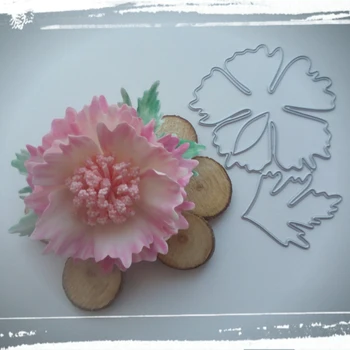 Új gyönyörű virág fémforgácsolási meghal papír kézműves scrapbook kártya sablon DIY fotóalbum dekorációs kiegészítők