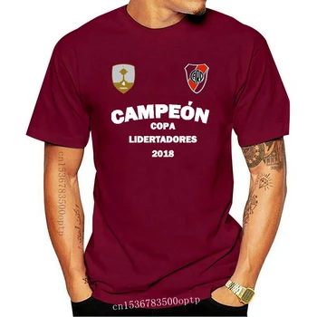 Új, Most River Plate Argentína Remera Tshirt Campeon Libertadores 18 Unisex Póló
