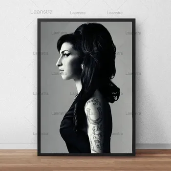 Amy Winehouse Poszter Zene, Énekes, A Csillag Vászon Festmény, Art Lakberendezés Minőségi Festés Wall Art