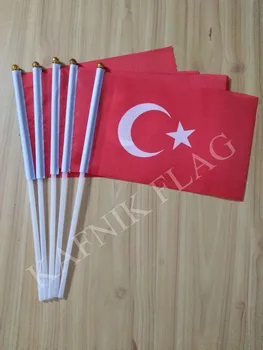 KAFNIK,5db Törökország Szövet Zászlók 14*21 CM Ingyenes Szállítás