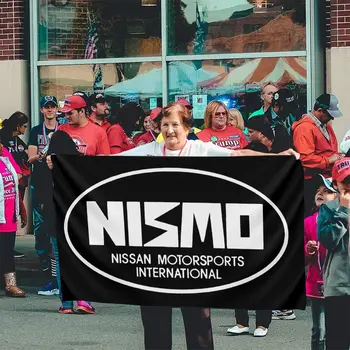 Nismo Nissan Logó, Fekete Szín, Méret S M L Xl 3Xl Retro egyszínű Női Eladó Max Fitness Zászló